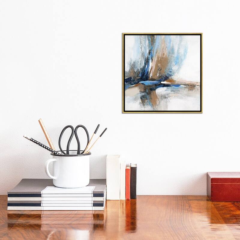 iCanvas "Abstract XXXII" by Radiana Christova Framed Canvas Print Bed
